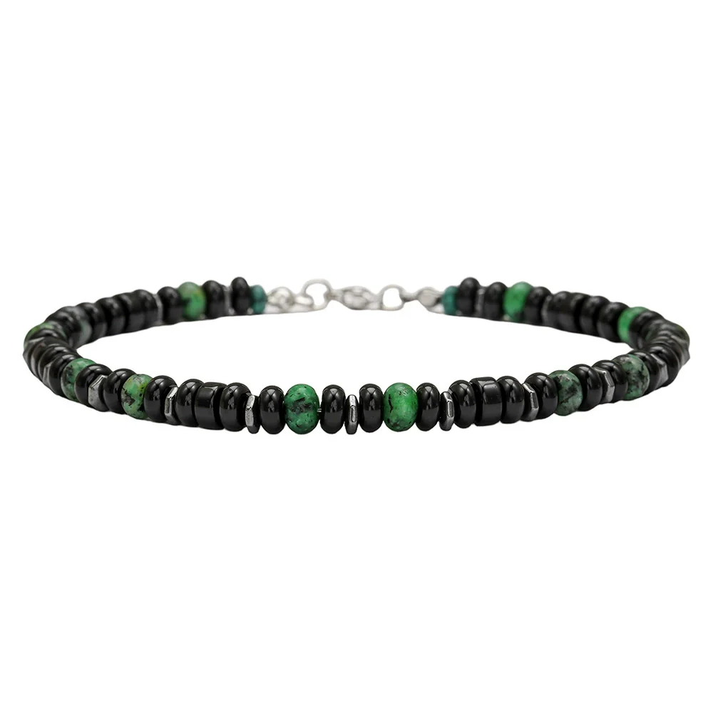 Beaded Anklet Titanium Steel Geometric Pattern Summer Beach Style Women's - Image 5