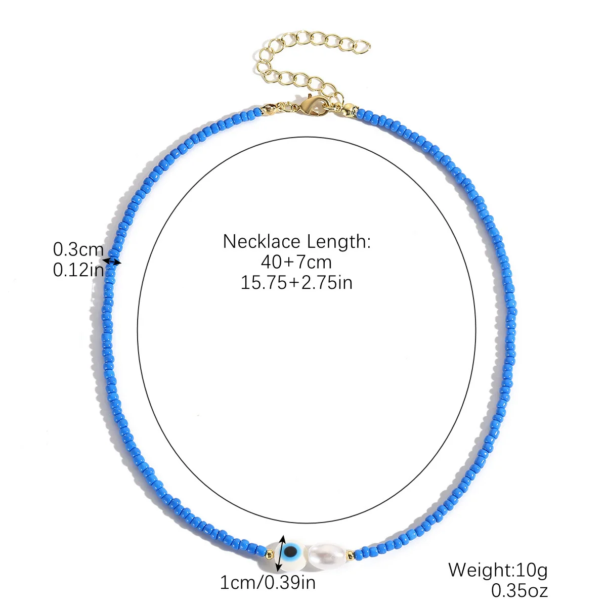 Beaded Necklace Clavicle Chain Imitation Pearl Alloy Heart Flowers Geometric Design Diamond Style For Women - Image 11