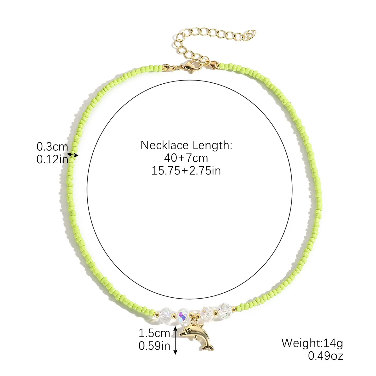 Beaded Necklace Clavicle Chain Imitation Pearl Alloy Heart Flowers Geometric Design Diamond Style For Women - Image 14