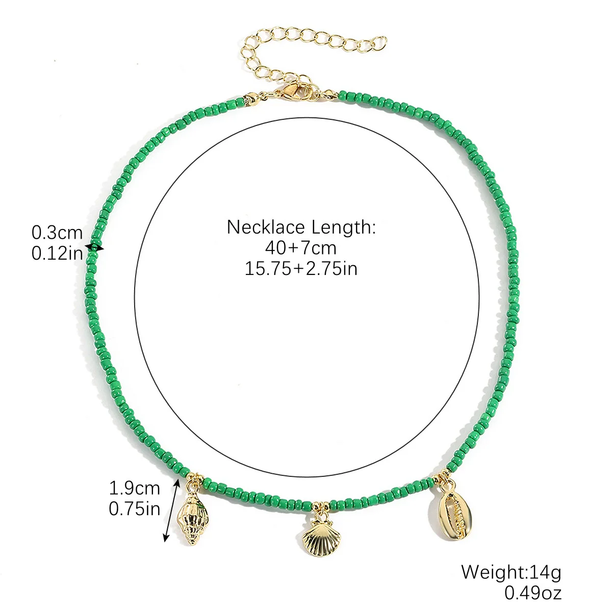 Beaded Necklace Clavicle Chain Imitation Pearl Alloy Heart Flowers Geometric Design Diamond Style For Women - Image 16