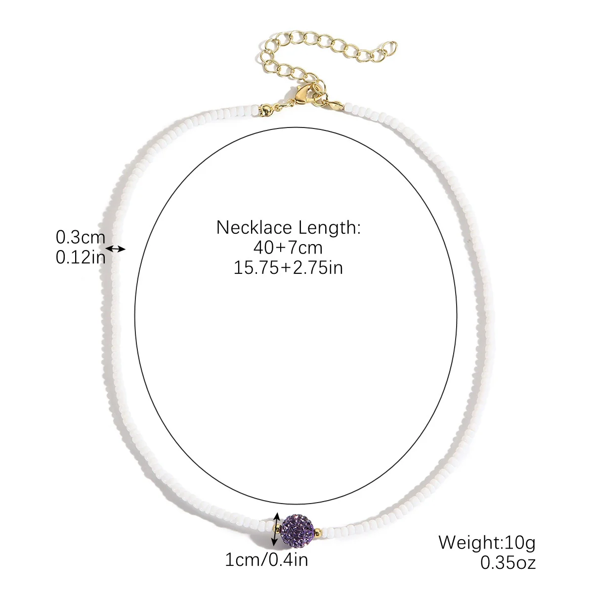 Beaded Necklace Clavicle Chain Imitation Pearl Alloy Heart Flowers Geometric Design Diamond Style For Women - Image 21