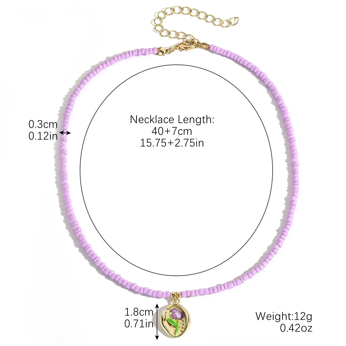 Beaded Necklace Clavicle Chain Imitation Pearl Alloy Heart Flowers Geometric Design Diamond Style For Women - Image 23