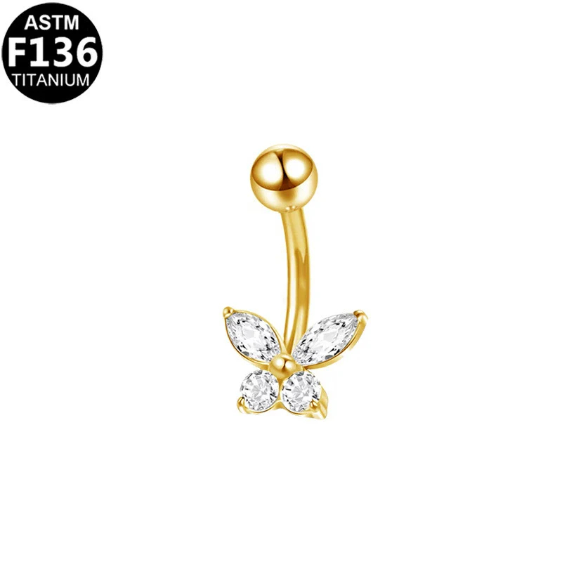 Belly Button Ring Zinc Alloy Heart Shape Unisex Puncture Jewelry - Image 10
