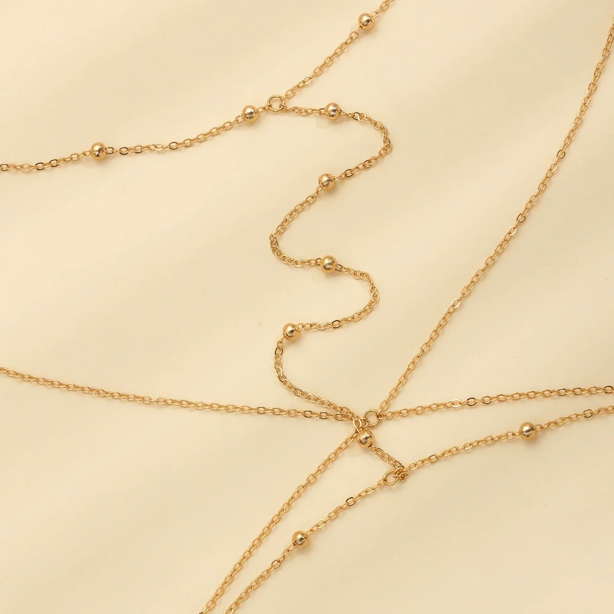 Bikini Chest Chain Body Chain Navel Body Chain Copper Electroplated For Women Simple Style - Image 4