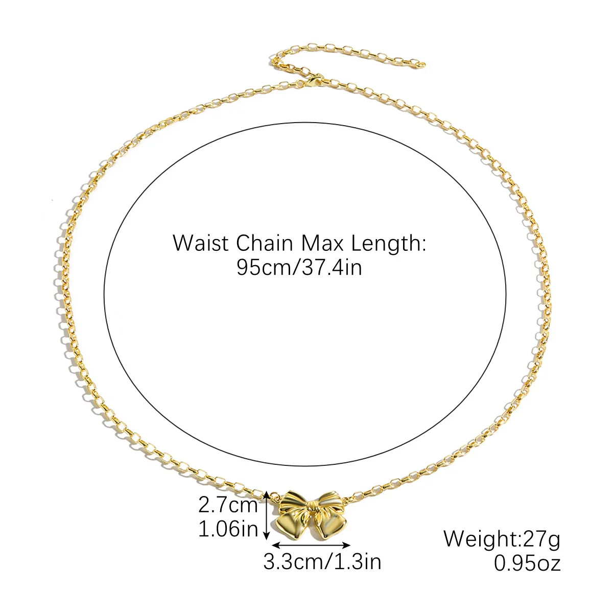Bikini Navel Waist Chain Metal Multi Layer Pearl All Match Style - Image 8