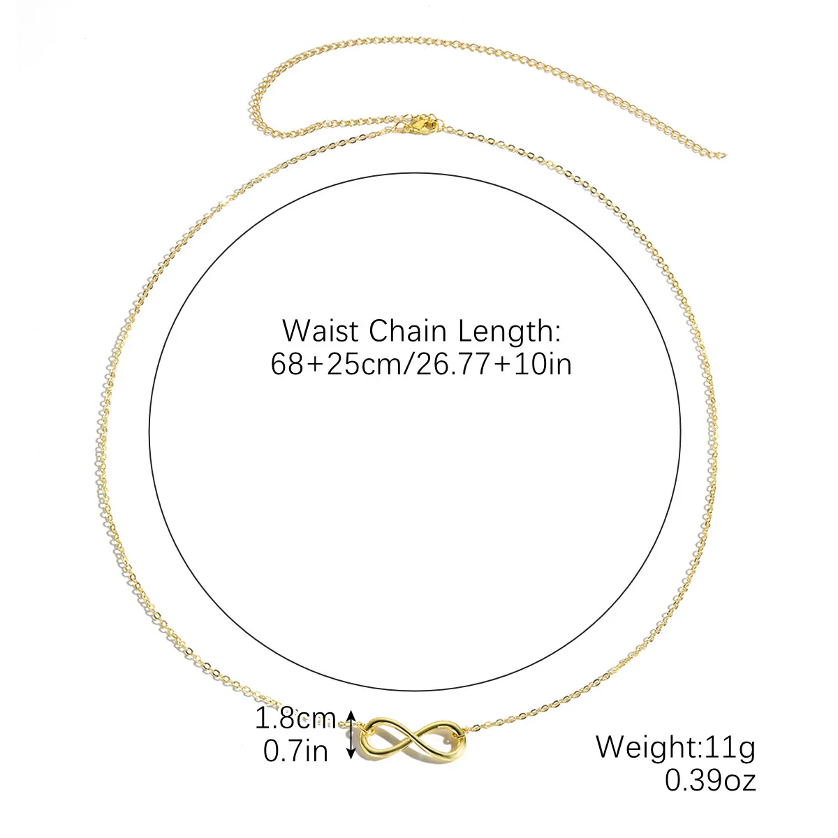Bikini Navel Waist Chain Metal Multi Layer Pearl All Match Style - Image 9