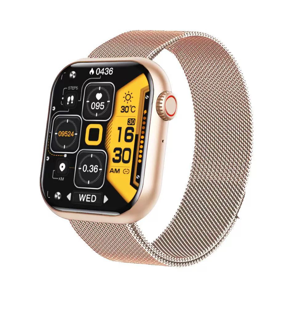 Blood Glucose And Oxygen Monitoring Bracelet With Bluetooth Call Siri Voice Assistant Silicone Wristband Rectangular Dial Sports Strap Style - Image 3