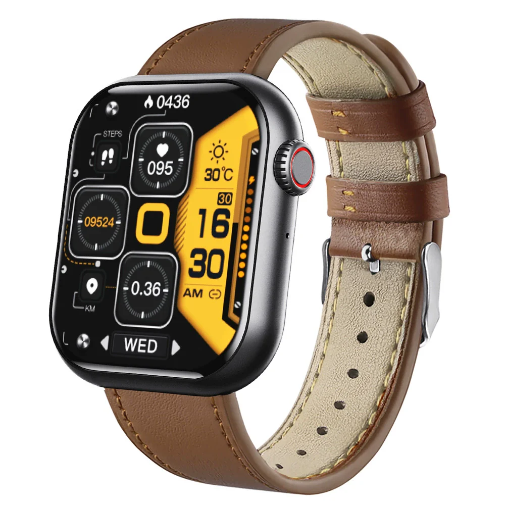 Blood Glucose And Oxygen Monitoring Bracelet With Bluetooth Call Siri Voice Assistant Silicone Wristband Rectangular Dial Sports Strap Style - Image 6