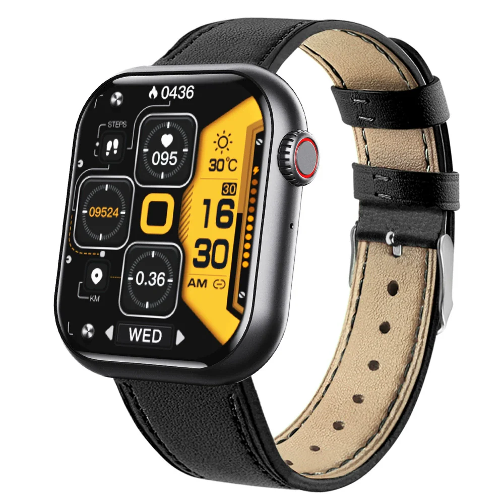 Blood Glucose And Oxygen Monitoring Bracelet With Bluetooth Call Siri Voice Assistant Silicone Wristband Rectangular Dial Sports Strap Style - Image 7