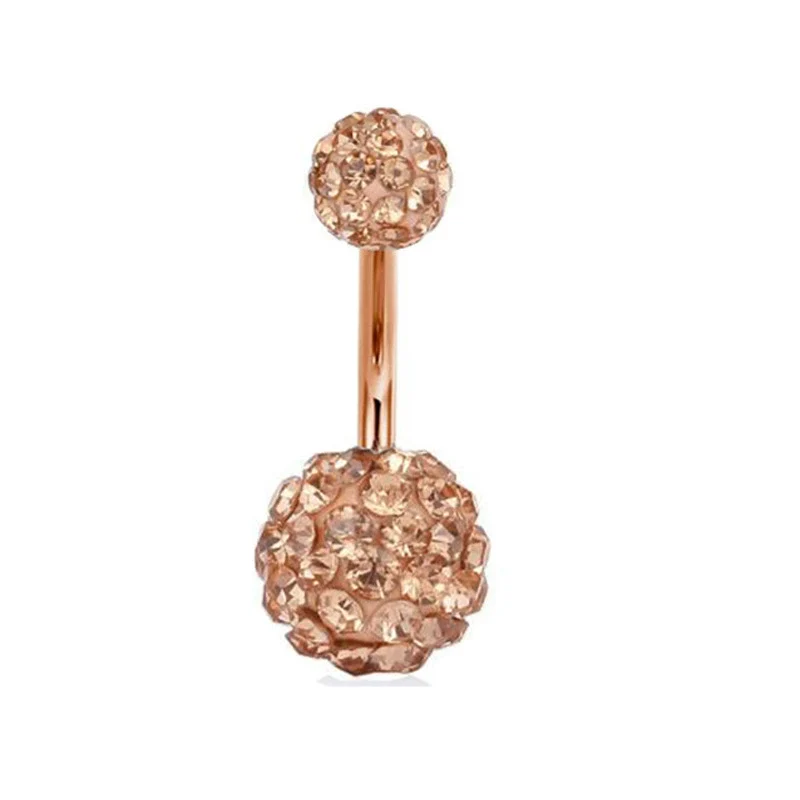 Body Piercing Jewelry Stainless Steel Drill Ball Set Navel Nail With Seiko Treatment - Image 8