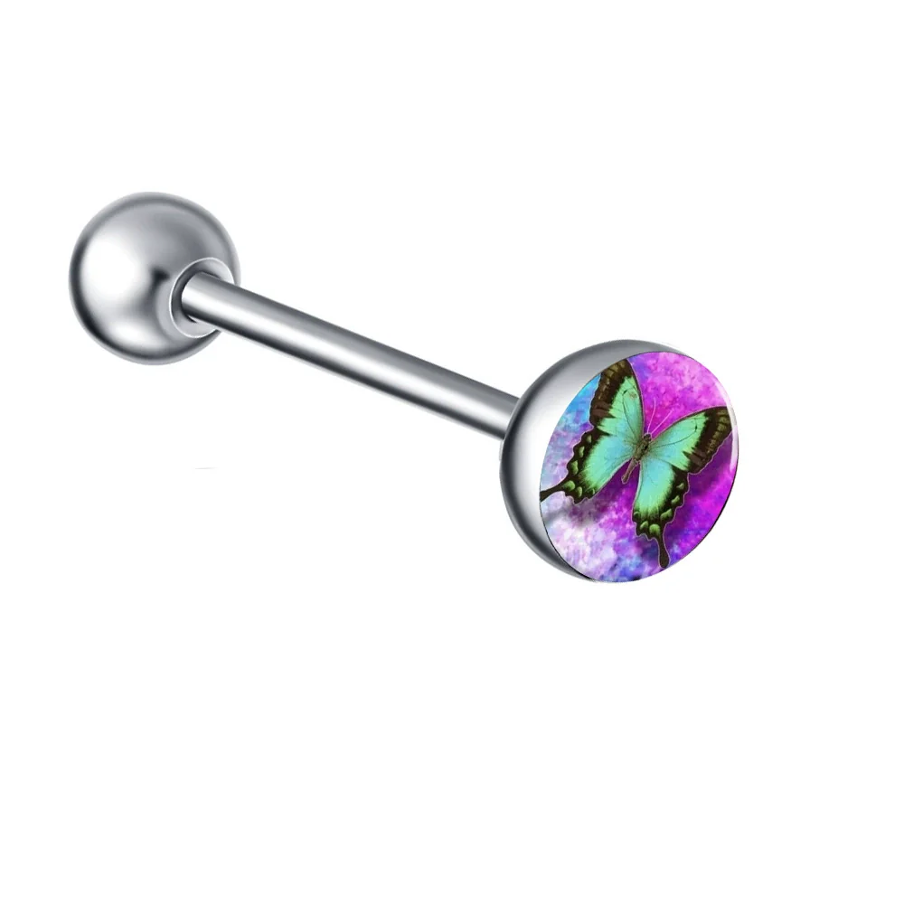 Body Piercing Jewelry Stainless Steel Mixed Color Insect Pattern Handmade - Image 5