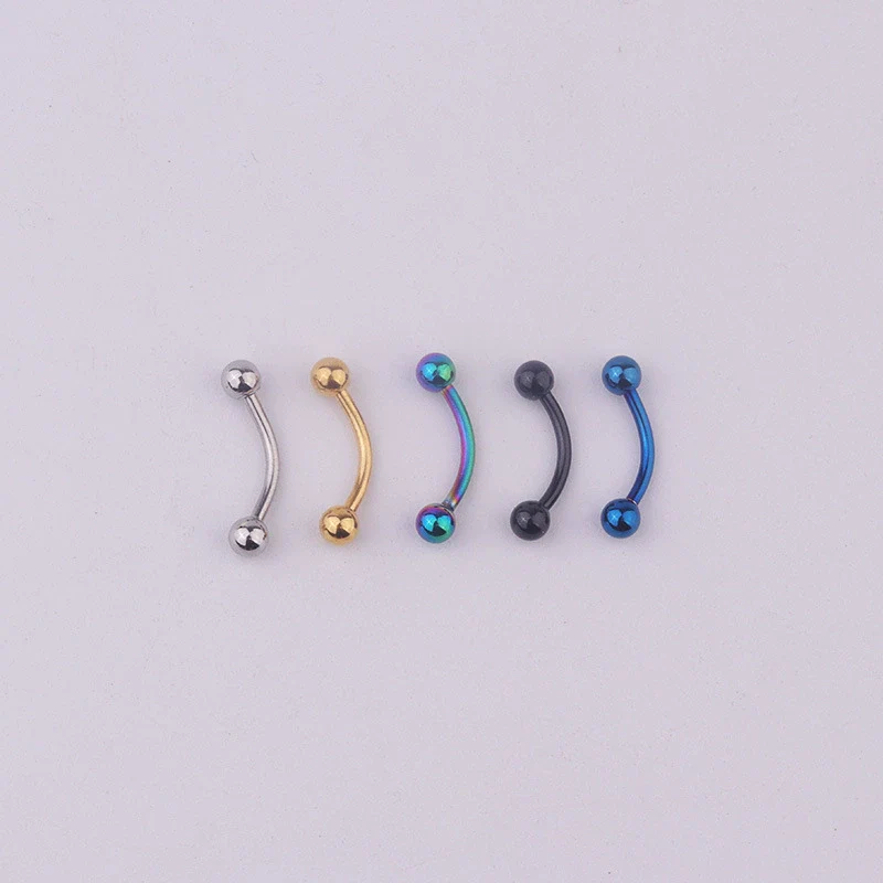 Body Piercing Jewelry Stainless Steel Spherical Geometric Electroplated Unisex - Image 5