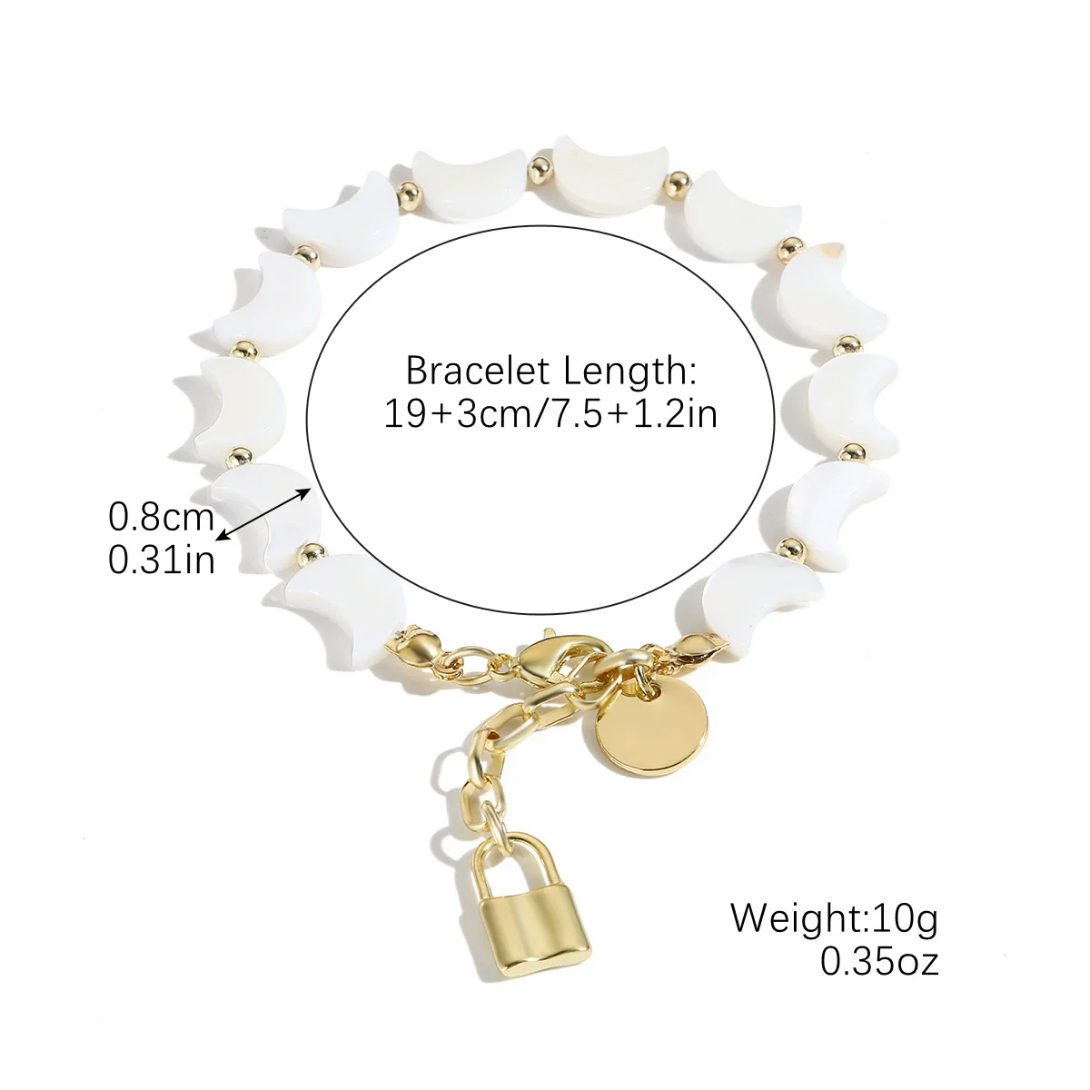 Bohemian Style Shell Bracelet With Starfish Pendant Electroplated Geometric Heart Bow Design For Women - Image 11