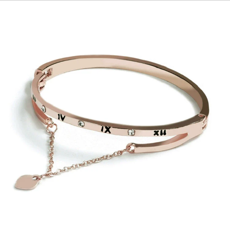 Bracelet Alloy Peach Heart Electroplating Minimalist Ladies Jewelry - Image 4