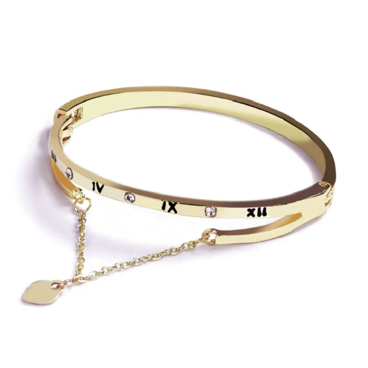 Bracelet Alloy Peach Heart Electroplating Minimalist Ladies Jewelry - Image 6