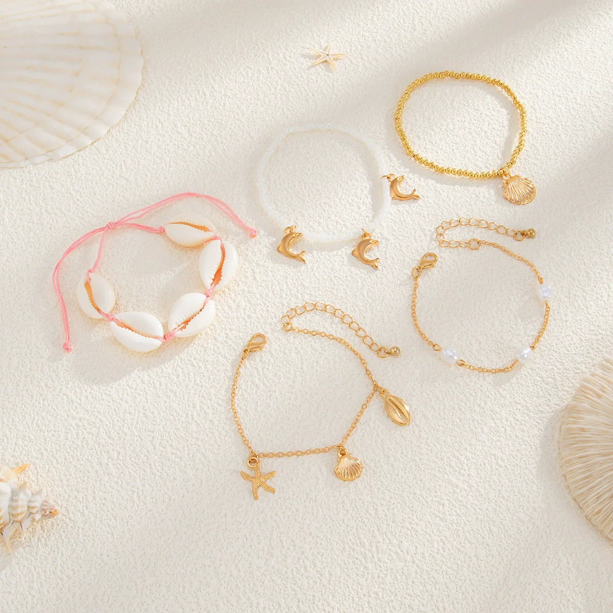 Bracelet Alloy Star Electroplated Animal Style Imitation Pearl Jewelry - Image 4