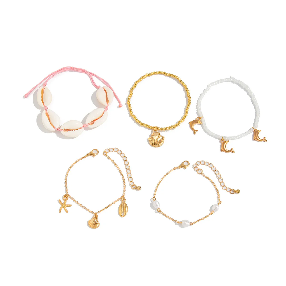 Bracelet Alloy Star Electroplated Animal Style Imitation Pearl Jewelry - Image 5