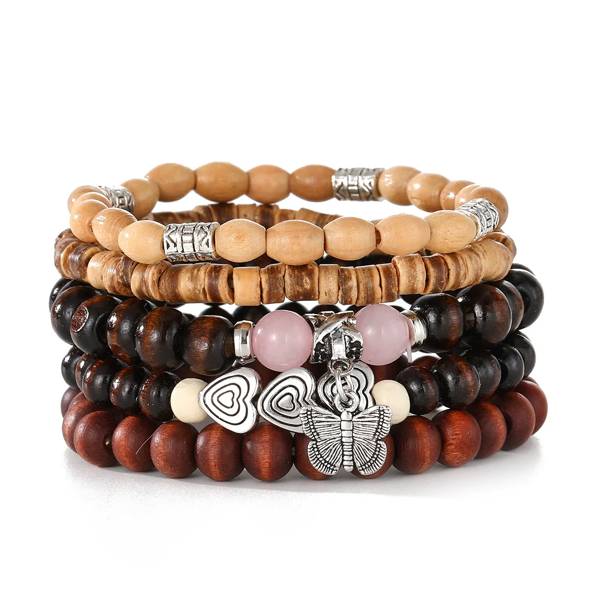 Bracelet Artificial Leather Geometric Hand Knitted Bohemian Style For Men And Women - Image 18
