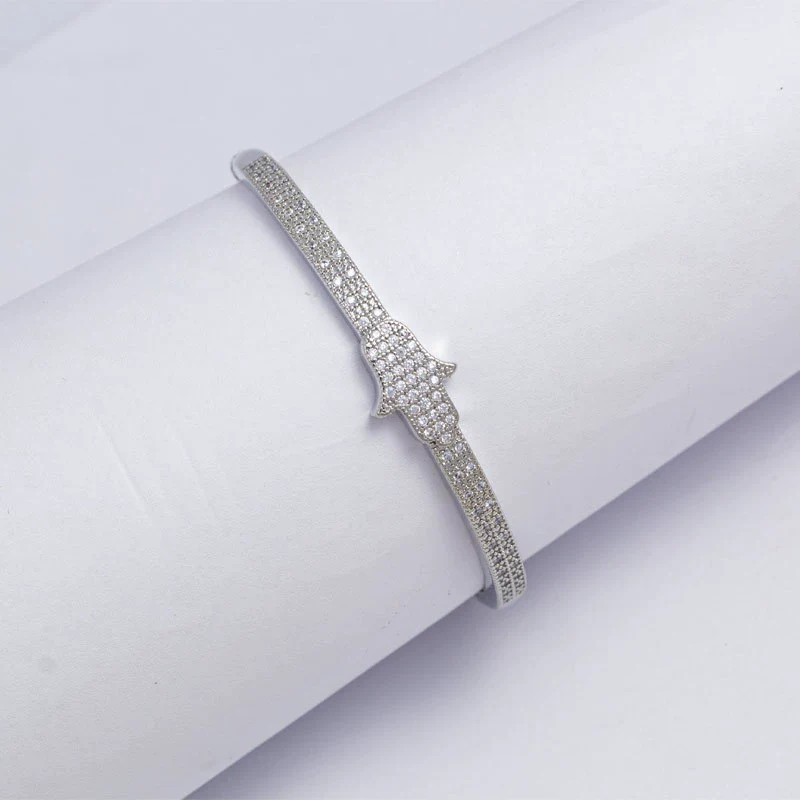 Bracelet Copper Electroplating Simple Style With Letters Numbers Text Jewelry - Image 3