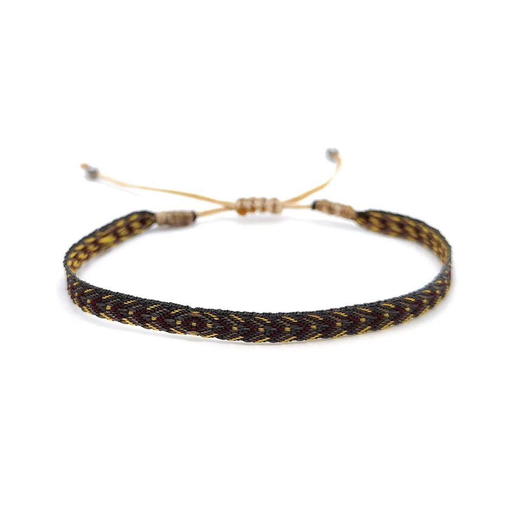 Bracelet Cord Geometric Handwoven Style For Women - Image 11