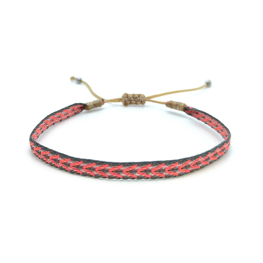 Bracelet Cord Geometric Handwoven Style For Women - Image 13