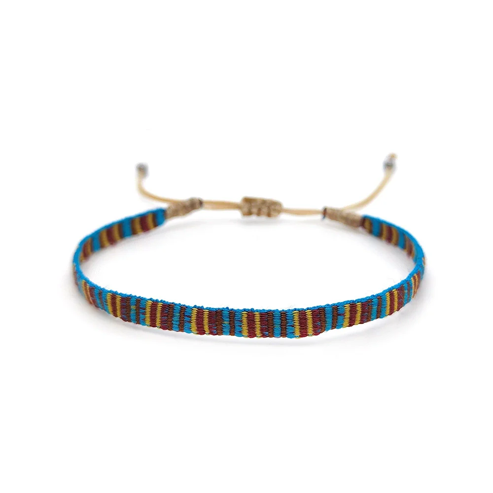 Bracelet Cord Geometric Handwoven Style For Women - Image 2