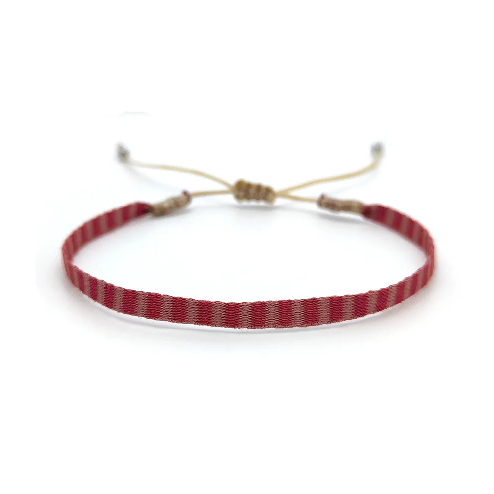 Bracelet Cord Geometric Handwoven Style For Women - Image 4