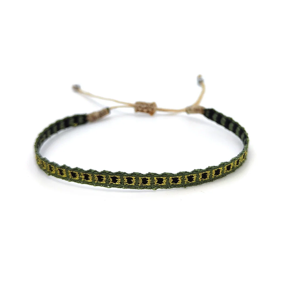 Bracelet Cord Geometric Handwoven Style For Women - Image 6