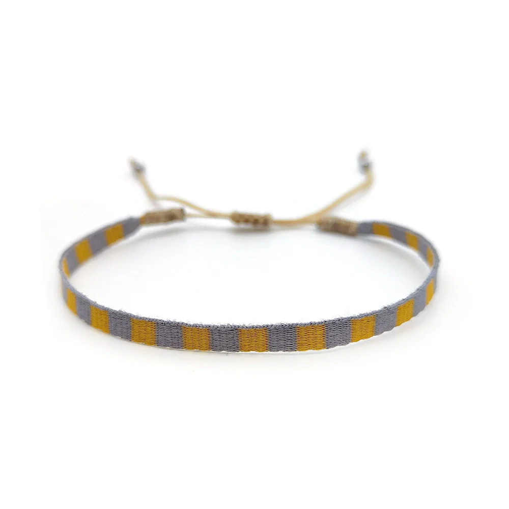 Bracelet Cord Geometric Handwoven Style For Women - Image 8