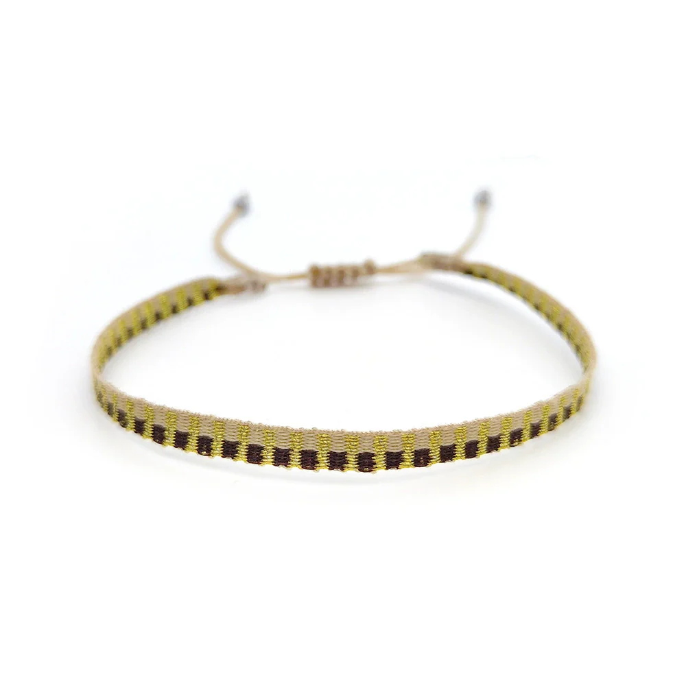 Bracelet Cord Geometric Handwoven Style For Women - Image 9