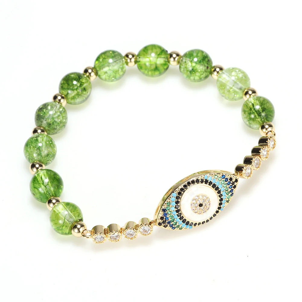 Bracelet Crystal Copper Geometric Devil's Eye Cartoon Electroplating Women's Unisex - Image 4