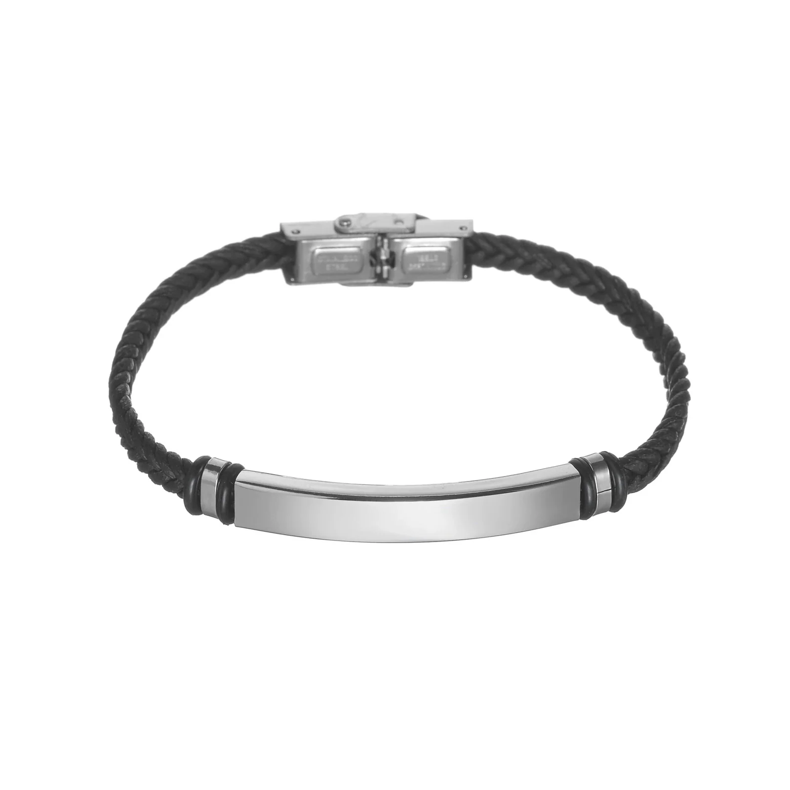 Bracelet Imitation Leather Twist Braided Electroplated Women's Couple - Image 6