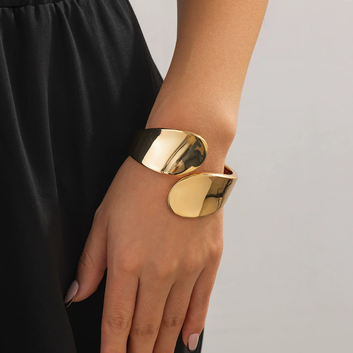 Bracelet Metal Geometric Punk Style Electroplated - Image 8