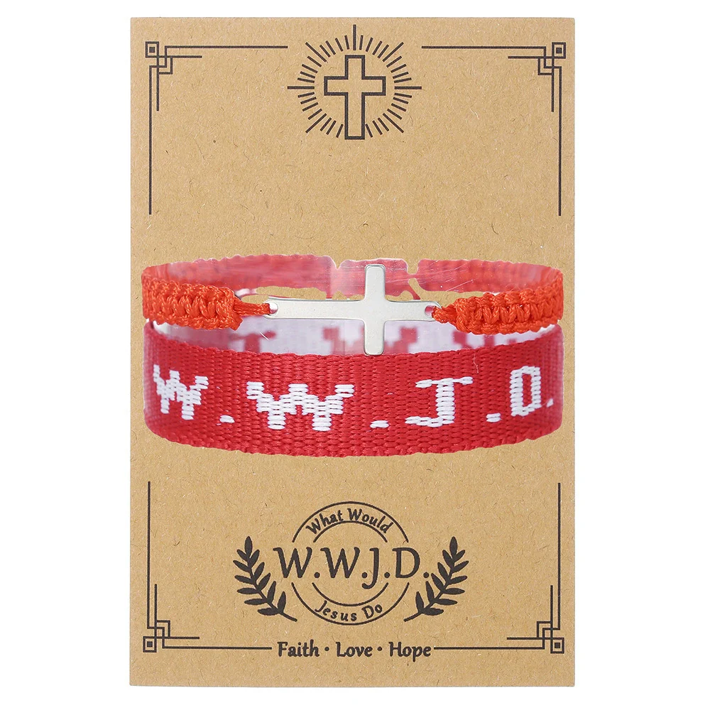 Bracelet Natural Stone Beads Geometric Handmade Cross Charm Faith Friendship Couple Unisex - Image 16
