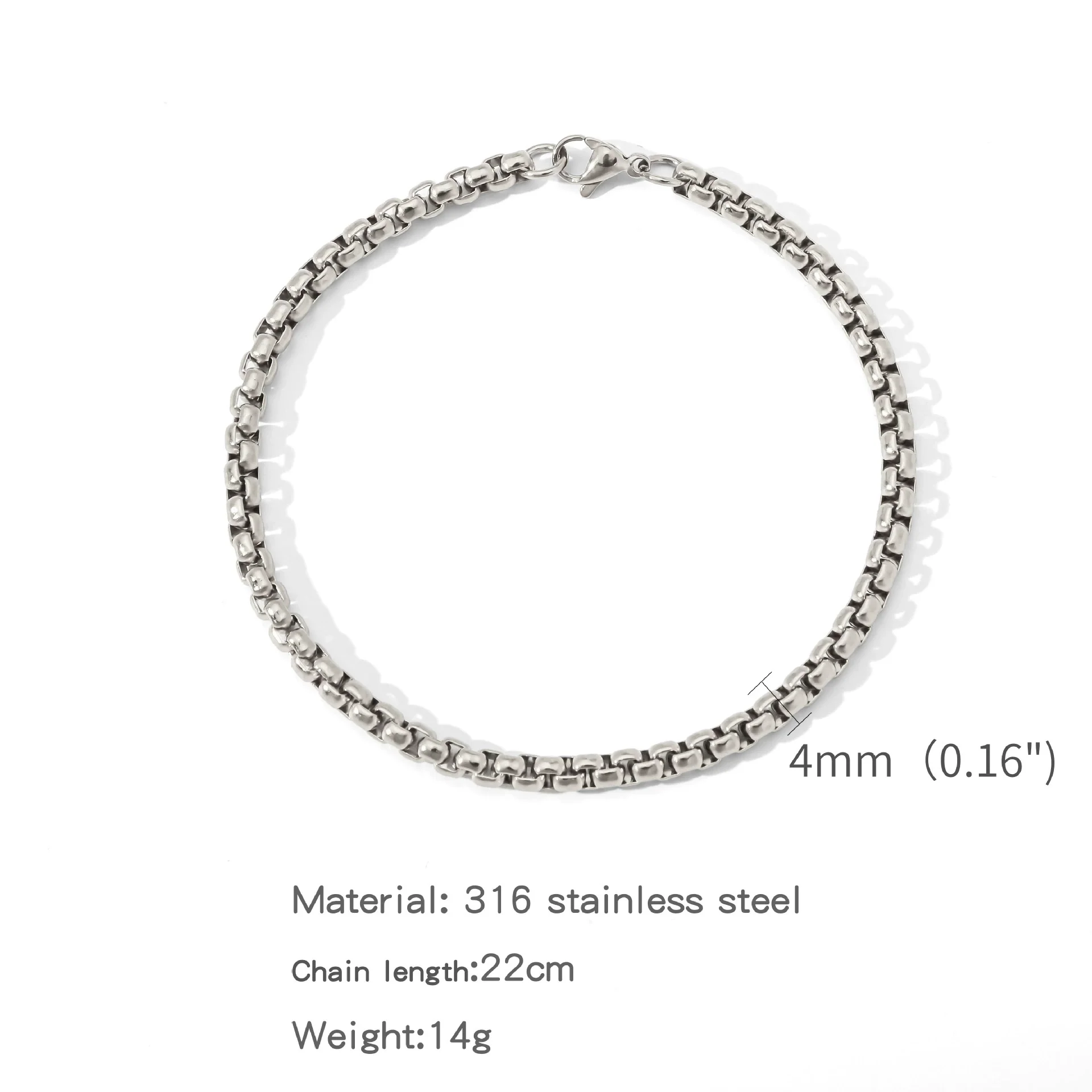 Bracelet Pearl Geometric Punk Rock Unisex Electroplating - Image 12