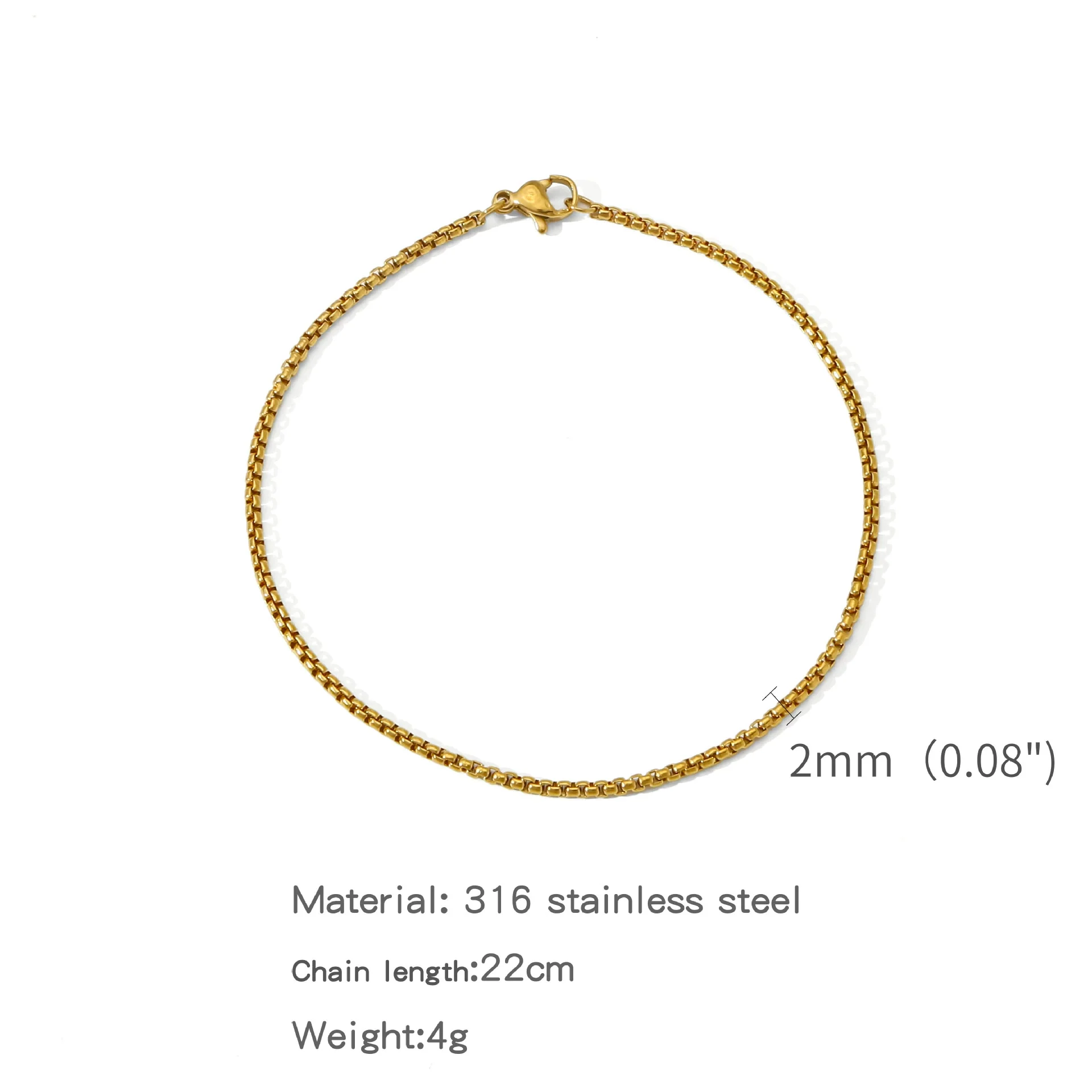 Bracelet Pearl Geometric Punk Rock Unisex Electroplating - Image 6