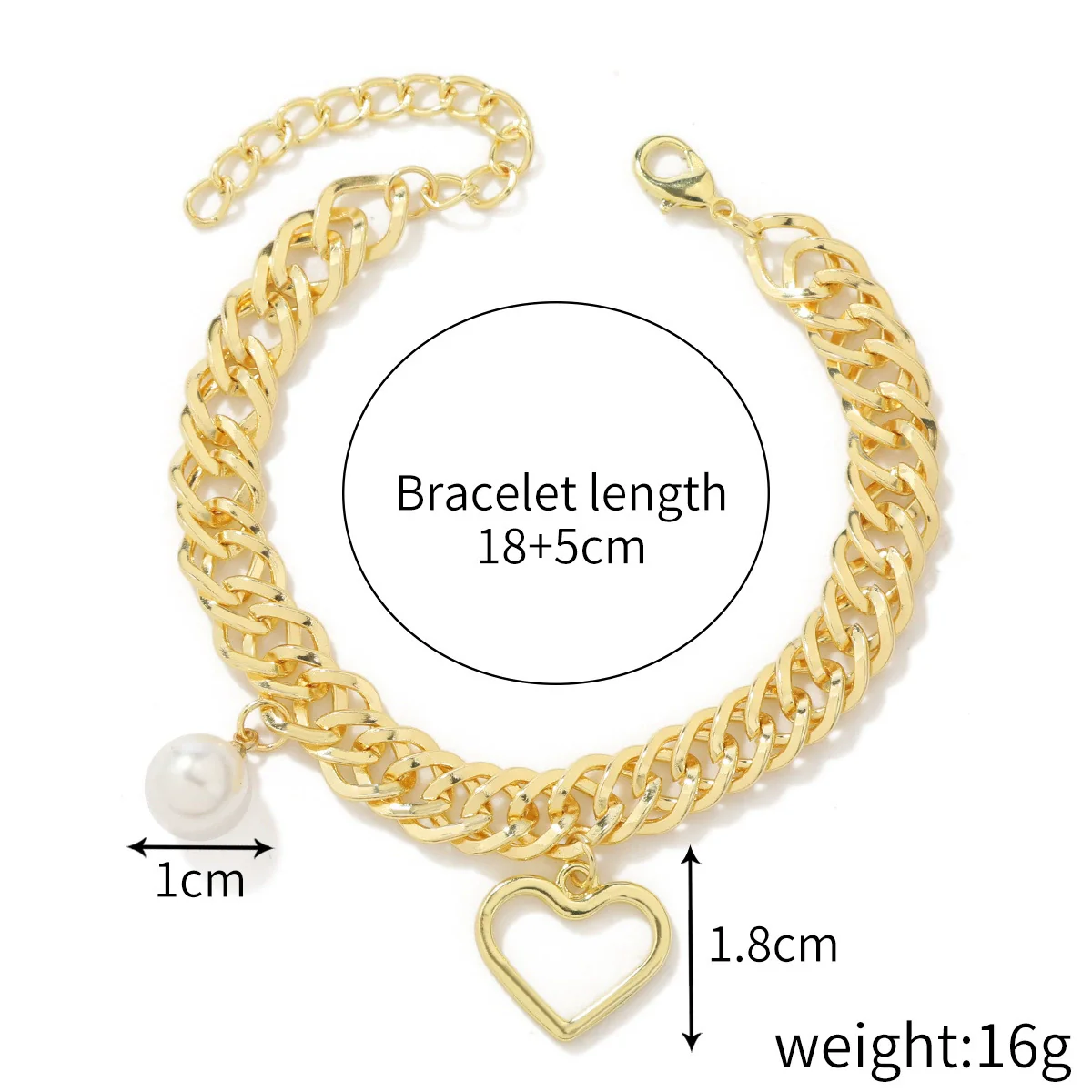 Bracelet Plastic Resin Geometric Hiphop Style Electroplating For Women - Image 17