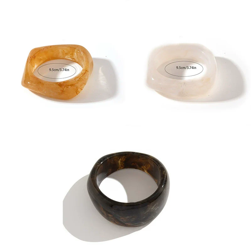 Bracelet Resin Vintage Personality Fashion Exaggerated Ladies Polishing - Image 5