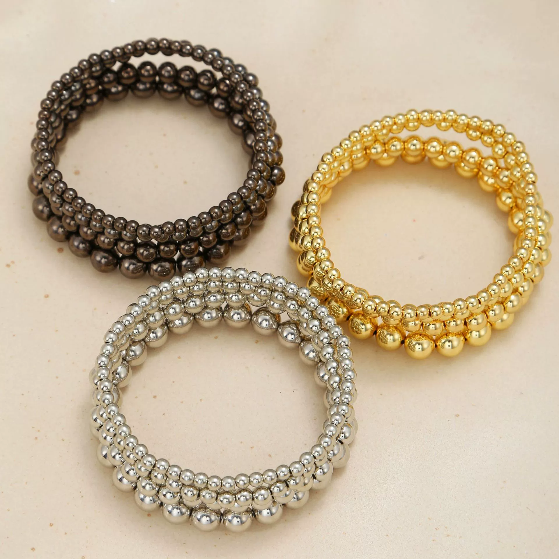 Bracelet Set Plastic Resin Geometric Handmade For Women