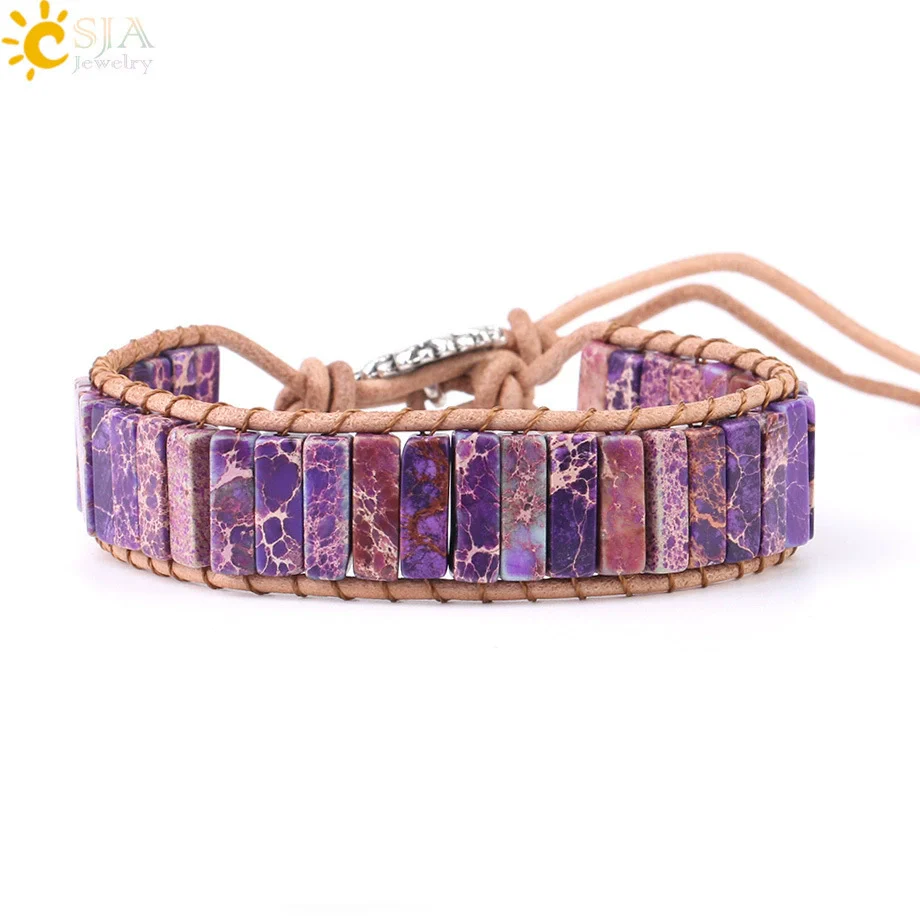 Bracelet Synthetic Stone Copper Accessories Geometric Electroplating Bohemian Handwoven Minimalist Style - Image 7
