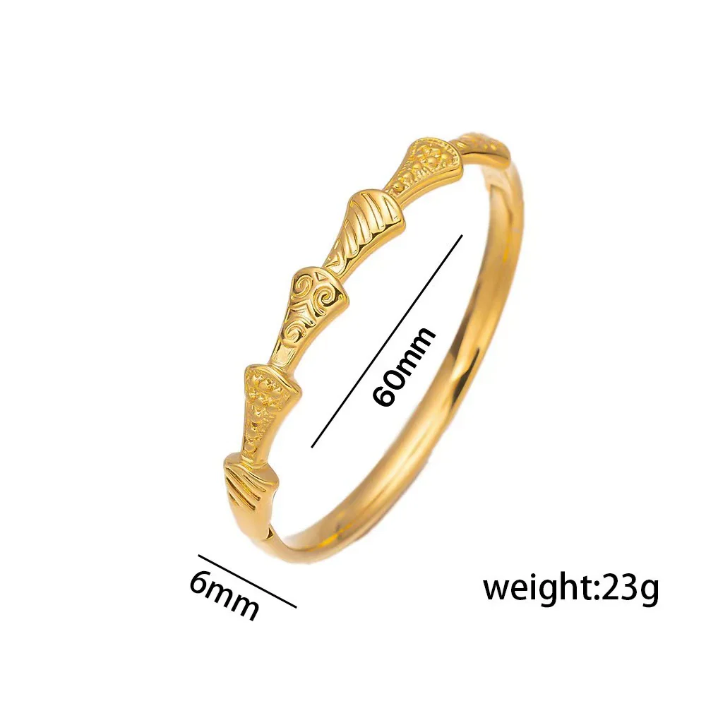 Bracelet Titanium Steel Fanshaped Electroplating Simple Luxury Design - Image 5
