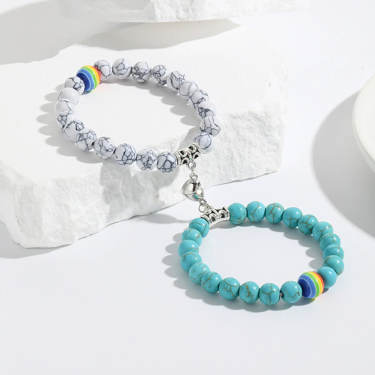 Bracelet Zinc Alloy Geometric Heartshaped Handmade Friendship - Image 4
