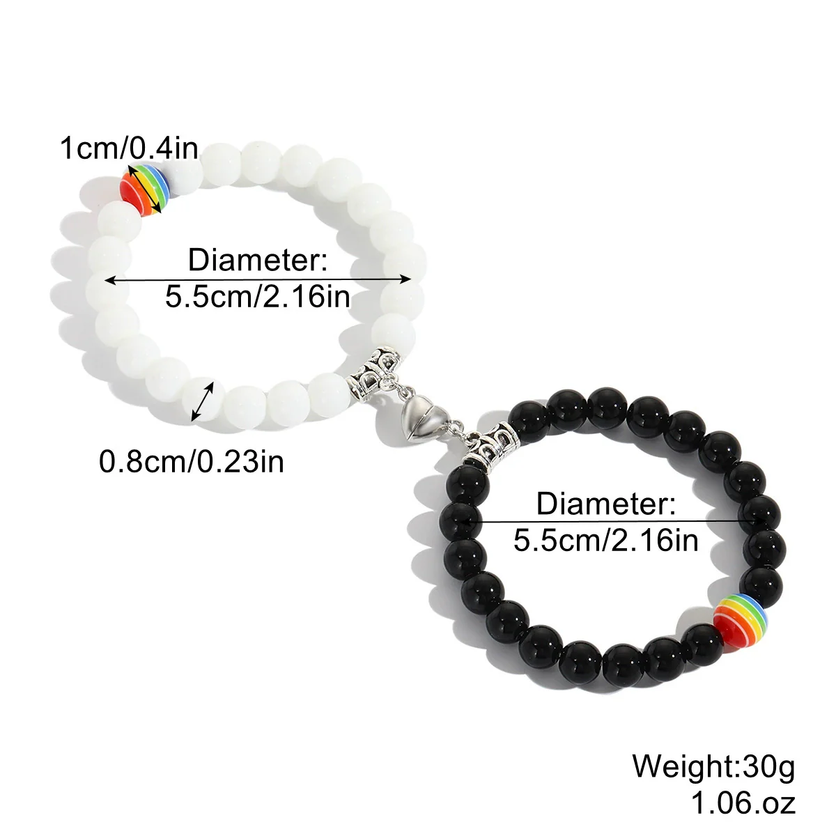 Bracelet Zinc Alloy Geometric Heartshaped Handmade Friendship - Image 6