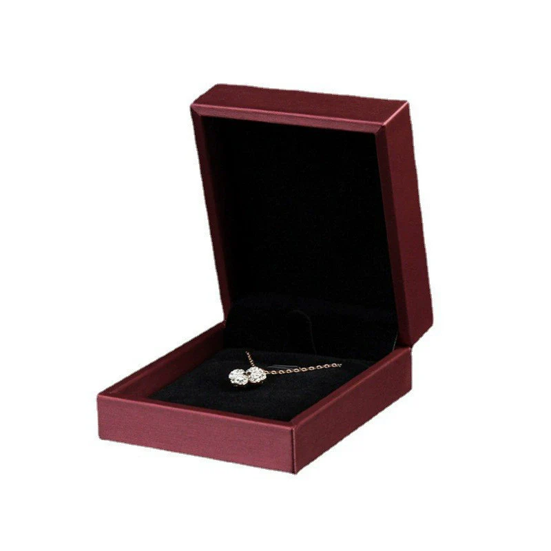 Brushed Pu Leather And Plastic Jewelry Box For Rings Necklaces And Bracelets - Image 10
