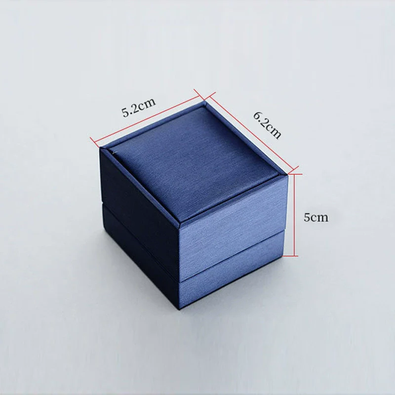 Brushed Pu Leather And Plastic Jewelry Box For Rings Necklaces And Bracelets - Image 3
