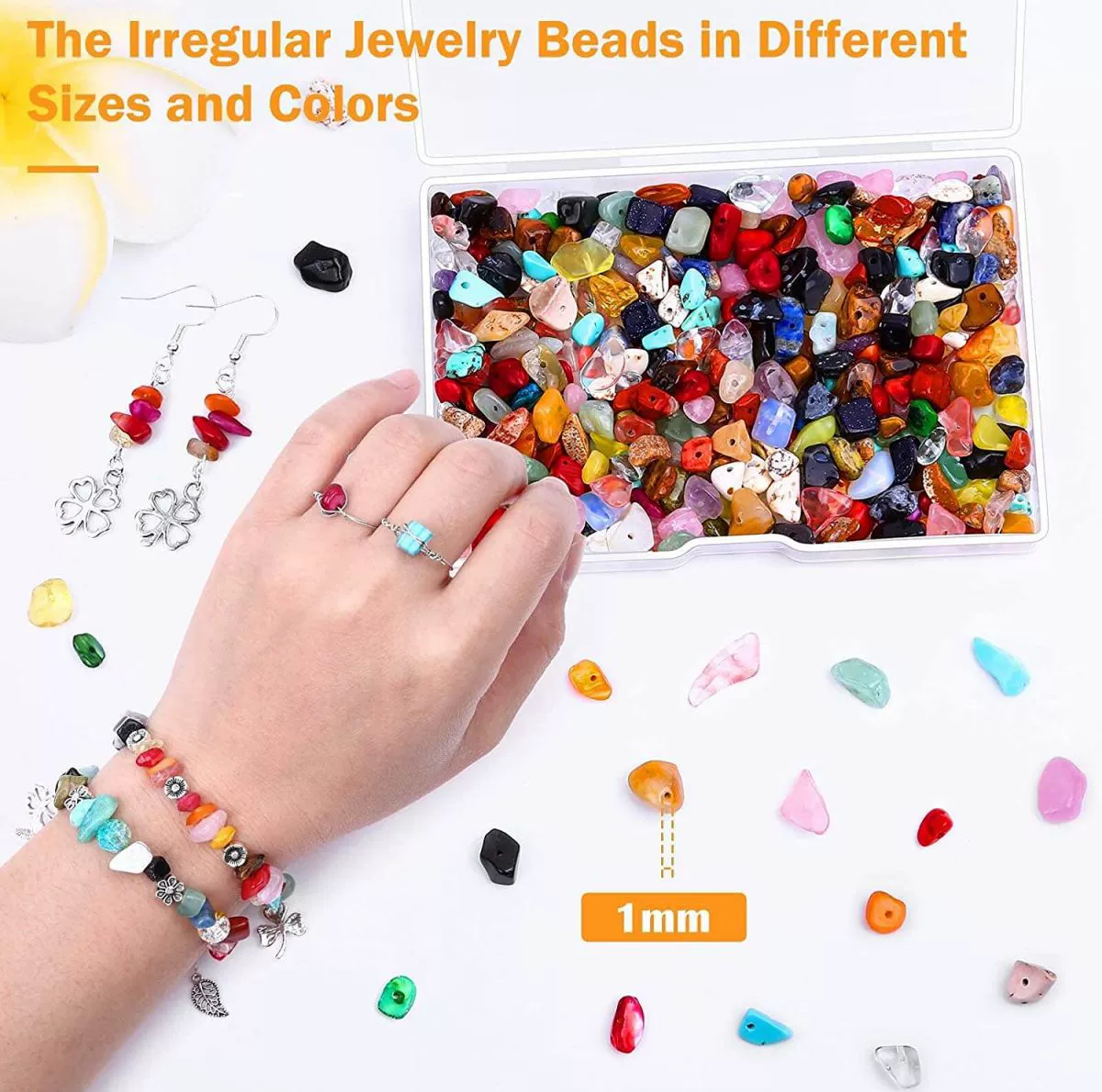 Bulk Irregular Gravel Suit Ring Diy Jewelry Accessories - Image 4