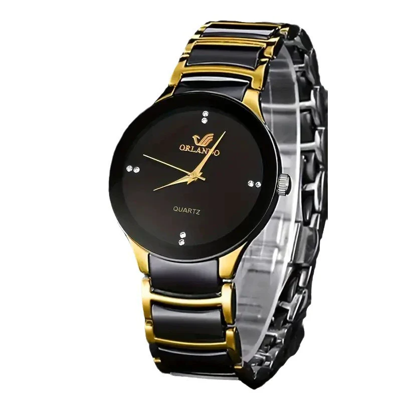 Business Gear Dial Quartz Men's Watch Alloy Case Stainless Steel Strap Round Dial Leisure Style - Image 5