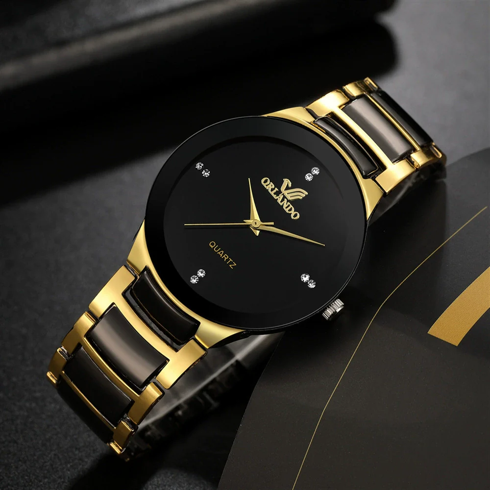 Business Men's Casual Fashion Versatile Quartz Watch Set With Alloy Band And Round Dial - Image 4
