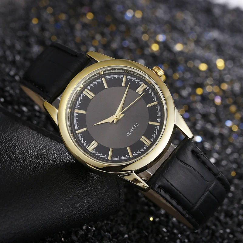 Business Men's Quartz Watch Alloy Case Stainless Steel Clasp - Image 3