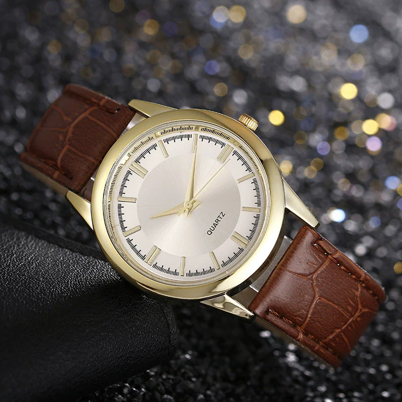 Business Men's Quartz Watch Alloy Case Stainless Steel Clasp - Image 4